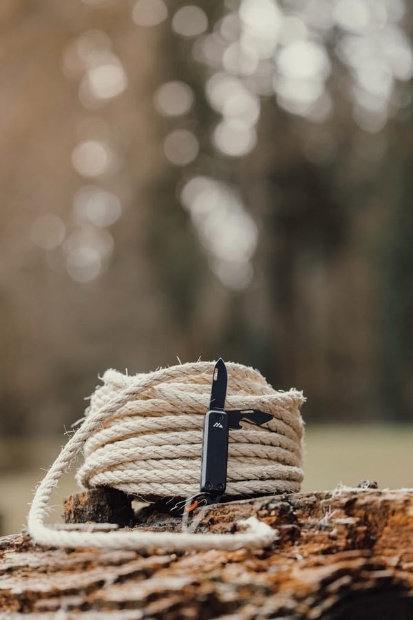 Attrezzo portachiavi Nordic Drift Adventure nero - personalizzabile con logo