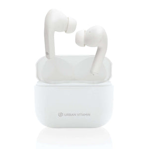 Auricolari ANC Urban Vitamin Alamo bianco - personalizzabile con logo