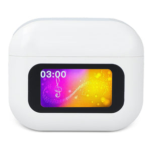Auricolari ANC wireless con controllo LCD touchscreen - personalizzabile con logo