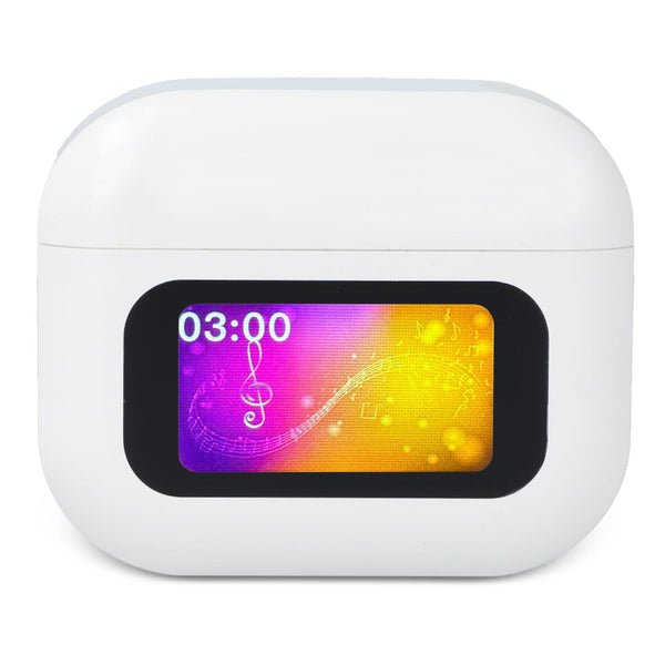 Auricolari ANC wireless con controllo LCD touchscreen - personalizzabile con logo