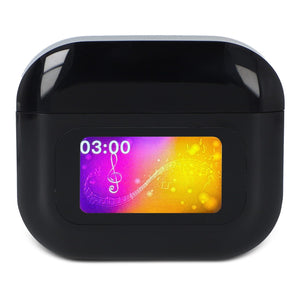Auricolari ANC wireless con controllo LCD touchscreen - personalizzabile con logo