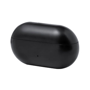 Auricolari Clip Gemston nero - personalizzabile con logo