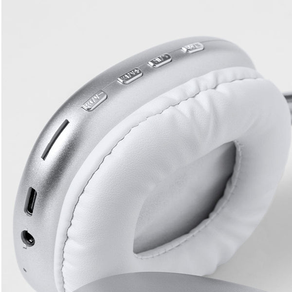 Auricolari Curney bianco - personalizzabile con logo