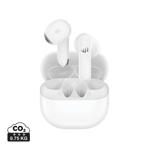 Auricolari ENC Urban Vitamin Santa Clara in rABS bianco - personalizzabile con logo