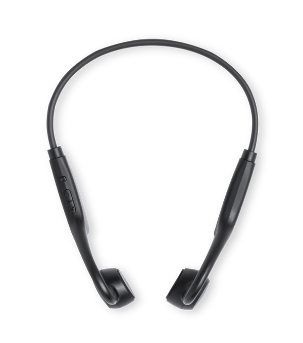 Auricolari Helton nero - personalizzabile con logo