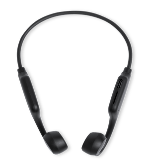 Auricolari Helton nero - personalizzabile con logo