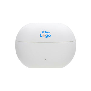 Auricolari ibridi ANC/ENC Prolink in plastica riciclata RCS - personalizzabile con logo