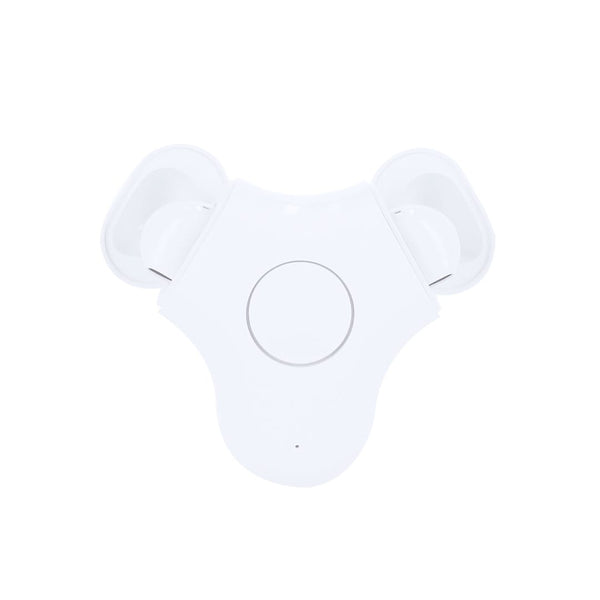 Auricolari Levin bianco - personalizzabile con logo