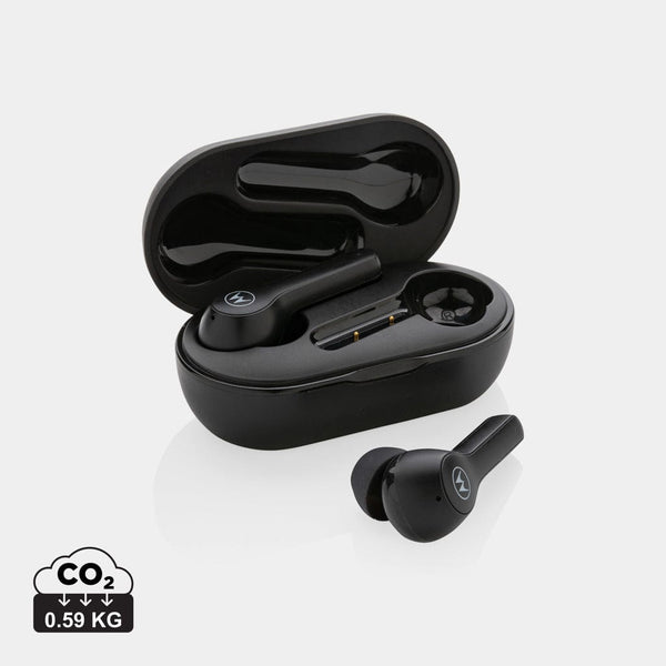 Auricolari Motorola IPX5 TWS MOTO buds 85 nero - personalizzabile con logo