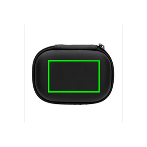 Auricolari sport TWS in custodia di ricarica nero - personalizzabile con logo