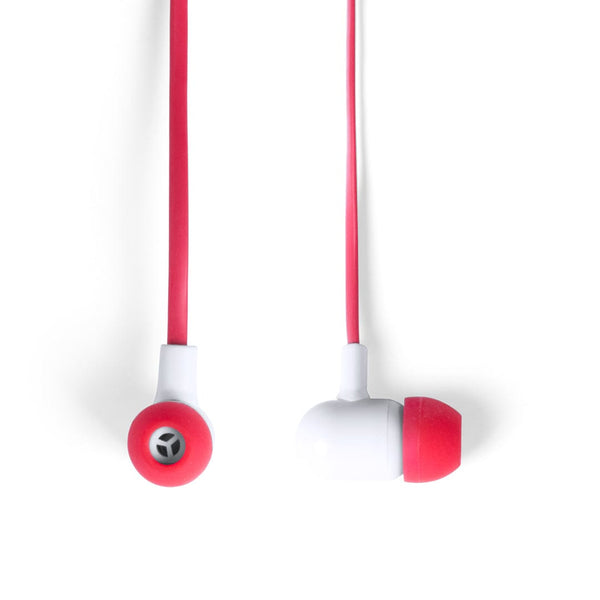 Auricolari Stepek rosso - personalizzabile con logo