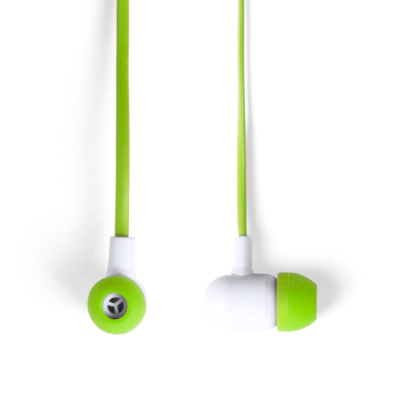 Auricolari Stepek verde calce - personalizzabile con logo