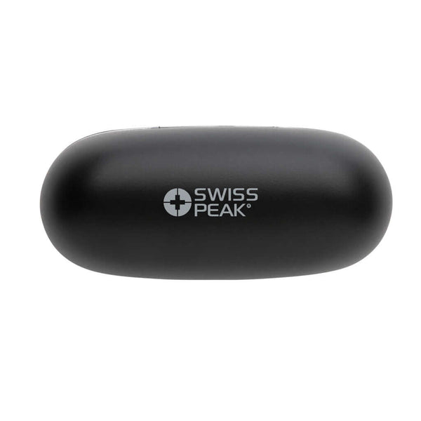 Auricolari Swiss Peak TWS 2.0 in plastica RCS nero - personalizzabile con logo