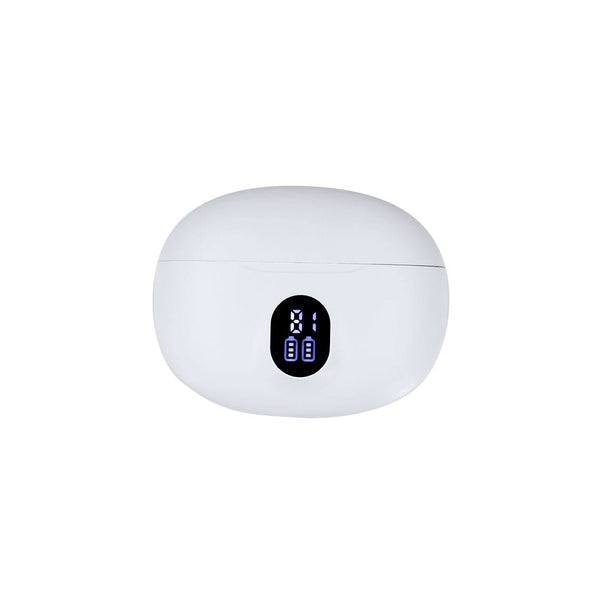 Auricolari Ticlon bianco - personalizzabile con logo