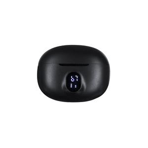 Auricolari Ticlon nero - personalizzabile con logo