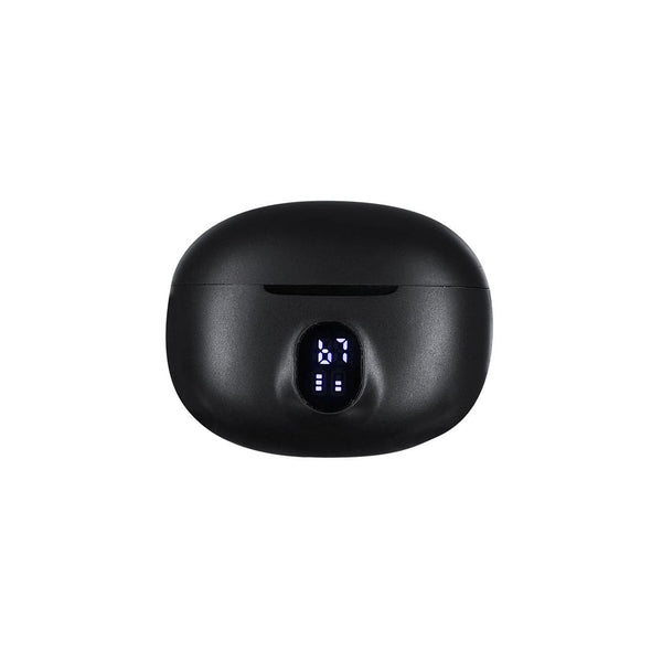 Auricolari Ticlon nero - personalizzabile con logo