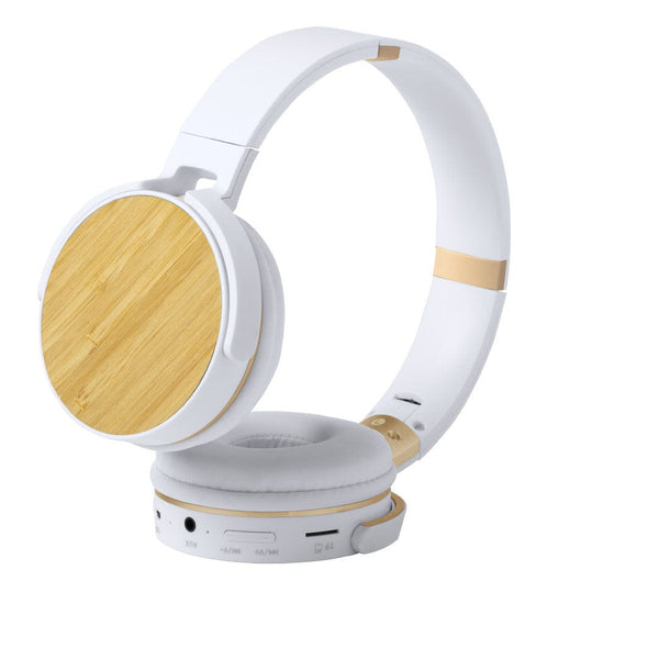 Auricolari Treiko bianco - personalizzabile con logo