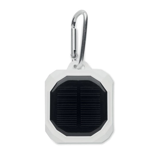 Auricolari TWS con carica solare Bianco - personalizzabile con logo