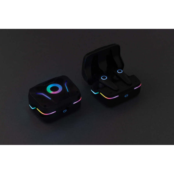 Auricolari TWS gaming con ENC nero - personalizzabile con logo