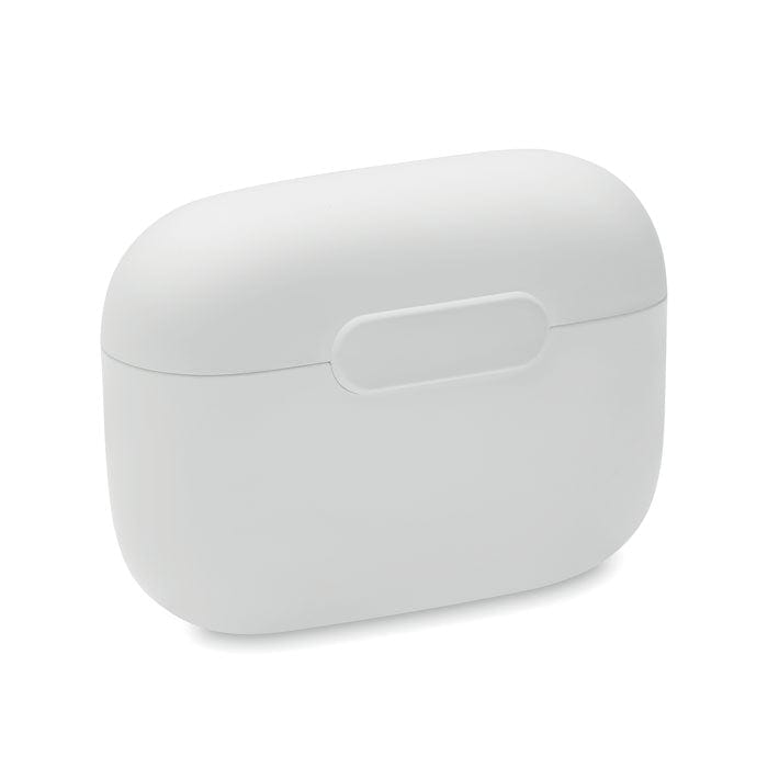 Auricolari TWS in ABS bianco - personalizzabile con logo