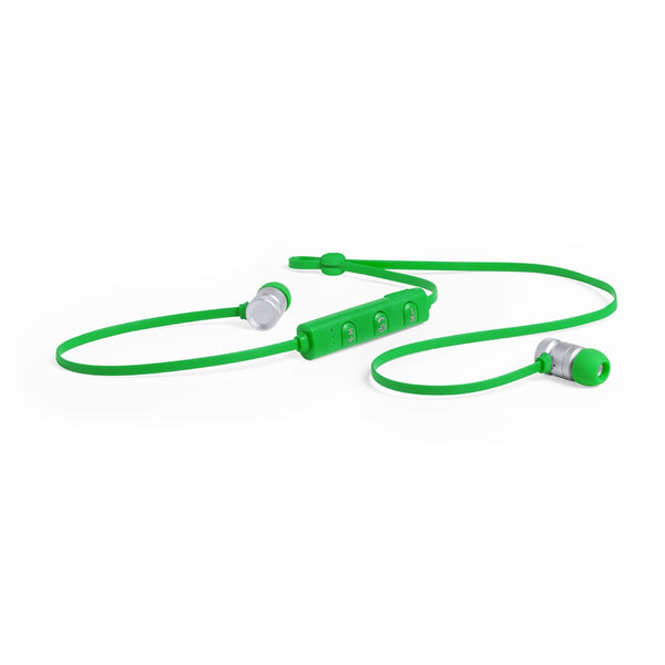 Auricolari Voltar verde - personalizzabile con logo