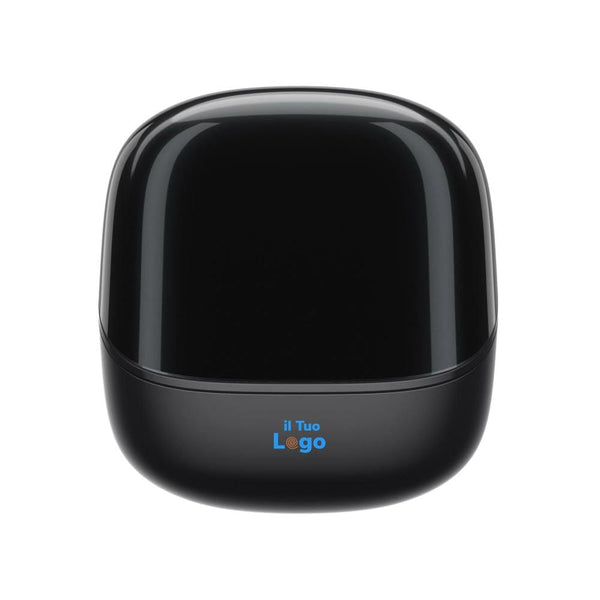 Auricolari wireless ENC Urban Vitamin Long Beach in rABS RCS nero - personalizzabile con logo