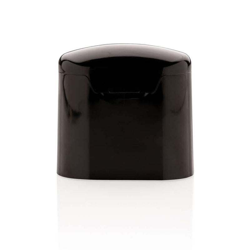 Auricolari wireless in custodia di ricarica Liberty nero - personalizzabile con logo