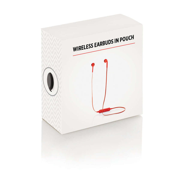 Auricolari wireless in custodia - personalizzabile con logo