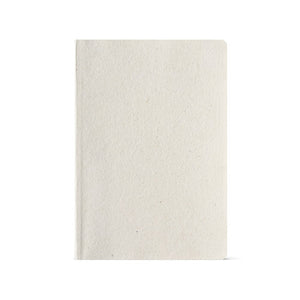 Austen Notebook - Canapa Bianco pastello - personalizzabile con logo