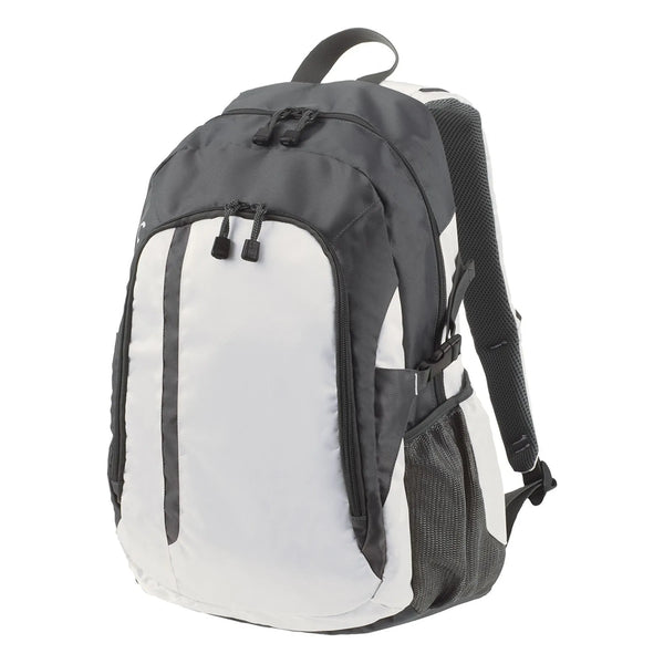 Backpack GALAXY bianco - personalizzabile con logo