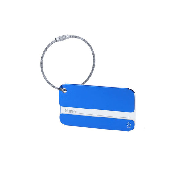 Badge Bagaglio Halux blu - personalizzabile con logo