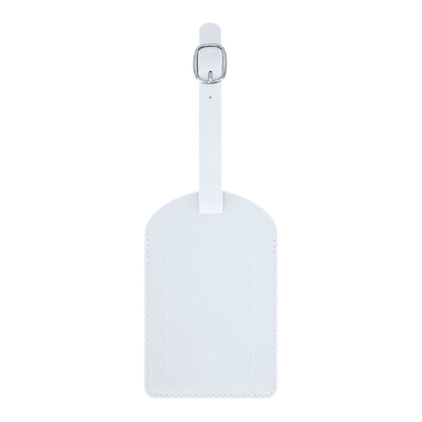 Badge Bagaglio Mathiax bianco - personalizzabile con logo