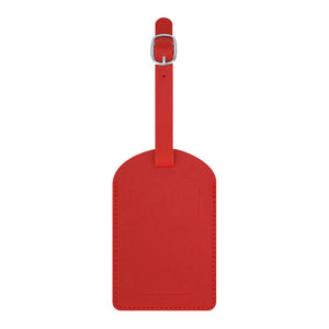 Badge Bagaglio Mathiax rosso - personalizzabile con logo