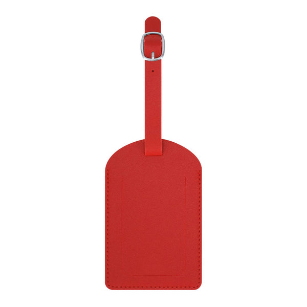 Badge Bagaglio Mathiax rosso - personalizzabile con logo