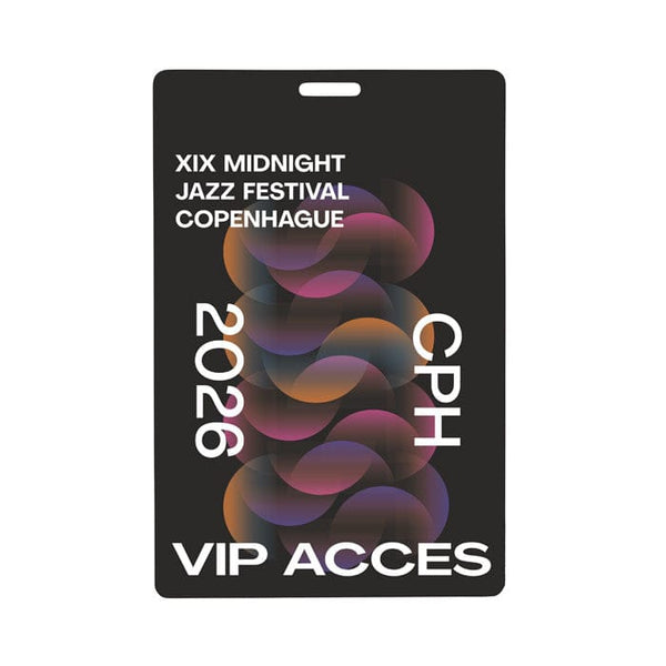 Badge con cordino 120x80 mm Bianco - personalizzabile con logo