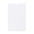 Badge con cordino 120x80 mm Bianco - personalizzabile con logo