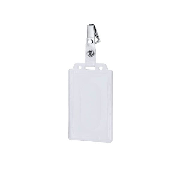 Badge Helock transparente - personalizzabile con logo