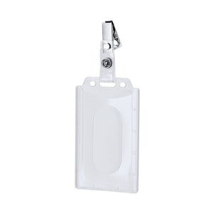 Badge Helock transparente - personalizzabile con logo