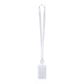 Badge Lanyard Berbom bianco - personalizzabile con logo