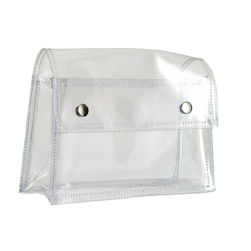 Bag with press buttons UNIVERSAL transparent / UNICA - personalizzabile con logo