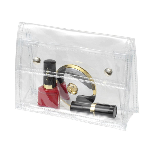 Bag with press buttons UNIVERSAL transparent / UNICA - personalizzabile con logo