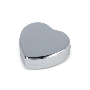 Balsamo labbra a forma di cuore color argento - personalizzabile con logo