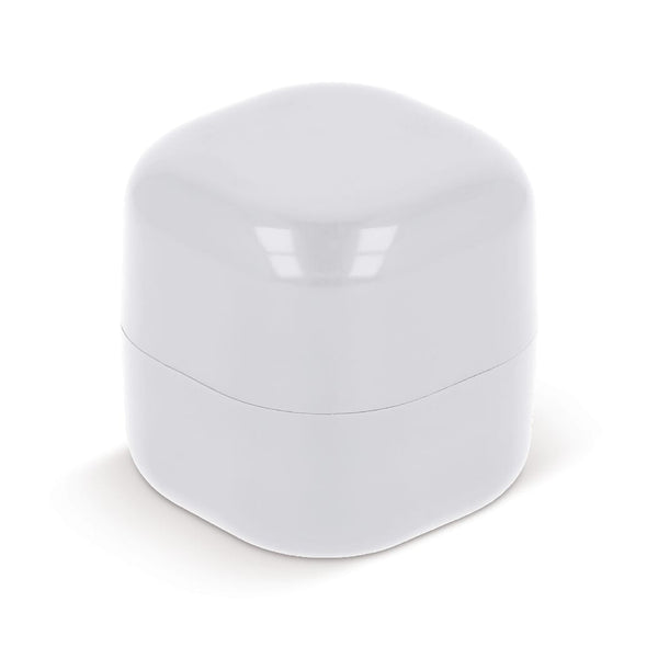 Balsamo labbra cubico Bianco - personalizzabile con logo