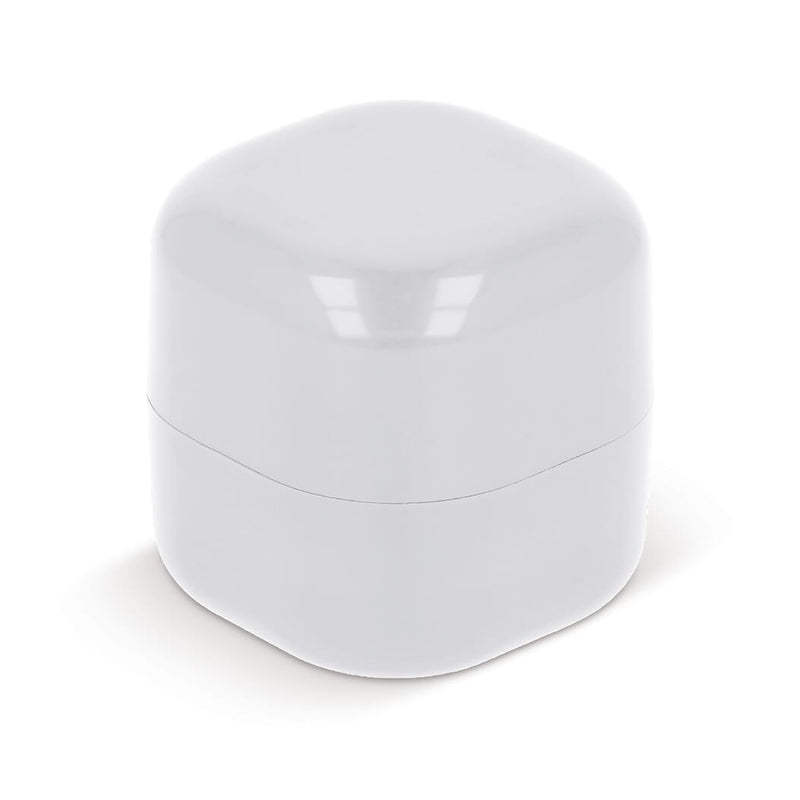 Balsamo labbra cubico Bianco - personalizzabile con logo