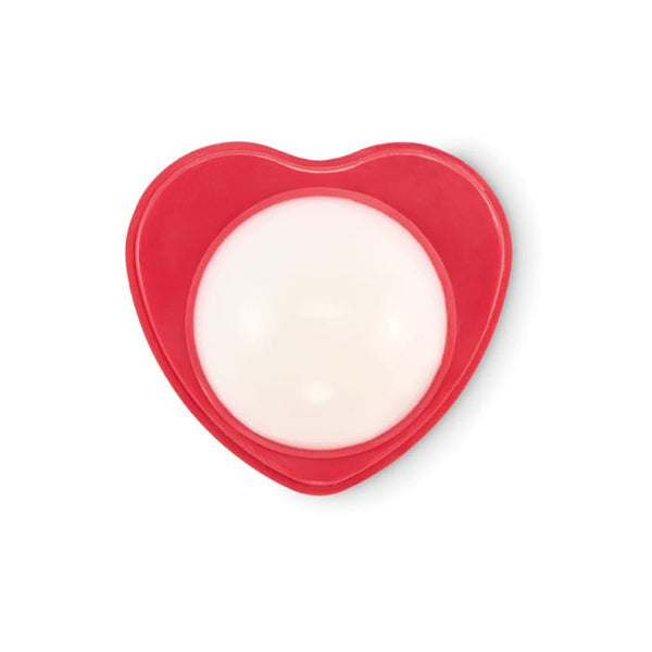 Balsamo labbra vegano a forma di cuore - personalizzabile con logo