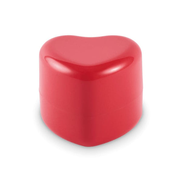 Balsamo labbra vegano a forma di cuore - personalizzabile con logo