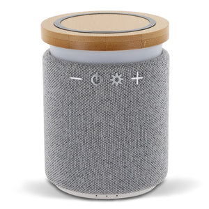 Bamboo wireless speaker Grigio - personalizzabile con logo