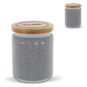 Bamboo wireless speaker Grigio - personalizzabile con logo