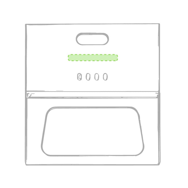 Barbecue Hermut nero - personalizzabile con logo