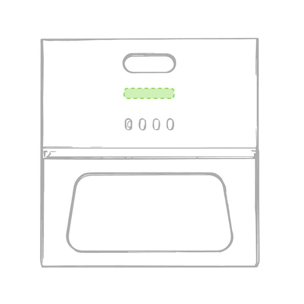 Barbecue Hermut nero - personalizzabile con logo